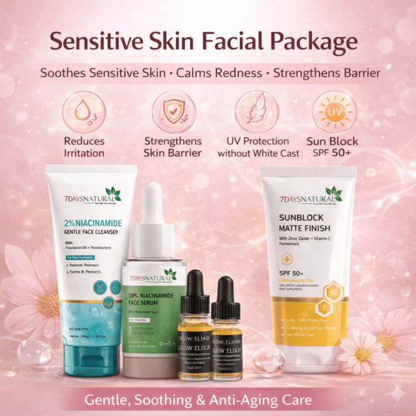 Sensitive Skin Facial Package - Glow & Grow Mix